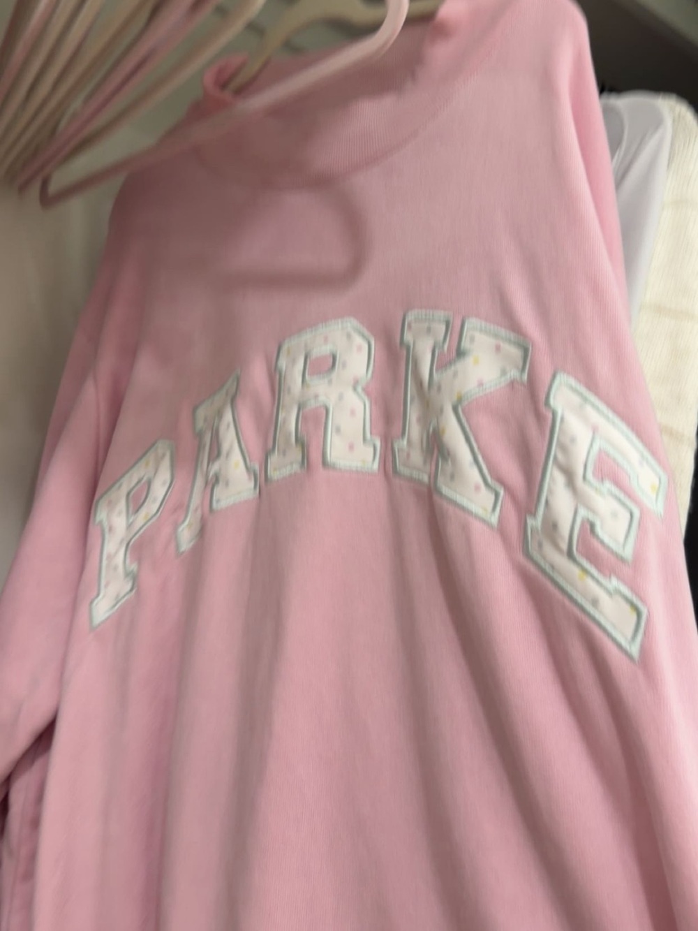 Pink Varsity Graphic Pullover Jacket - PARKS Style
